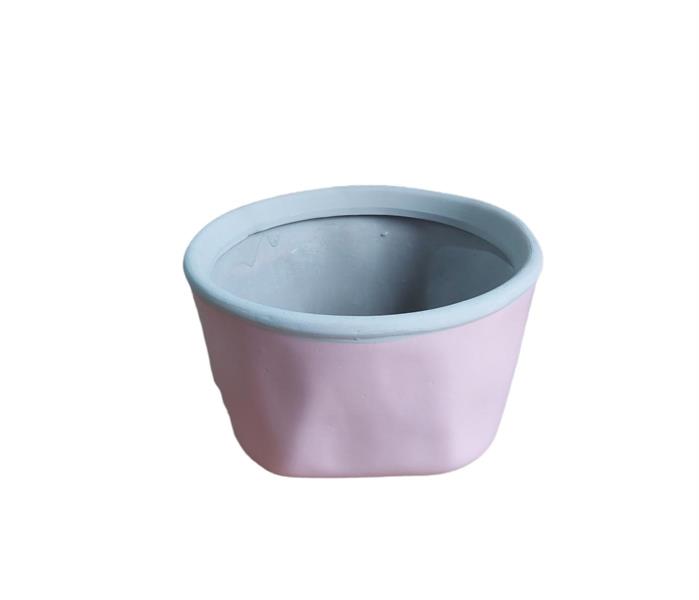 PORTAFIORI IRREGOLARE ROSA/BOR/GRIGIO D.16XH29CM (55408P)