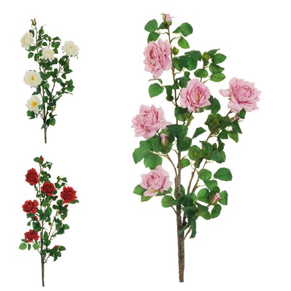 WILD ROSE LONG BRANCH W/COATED CORED STEM, 103 CM.