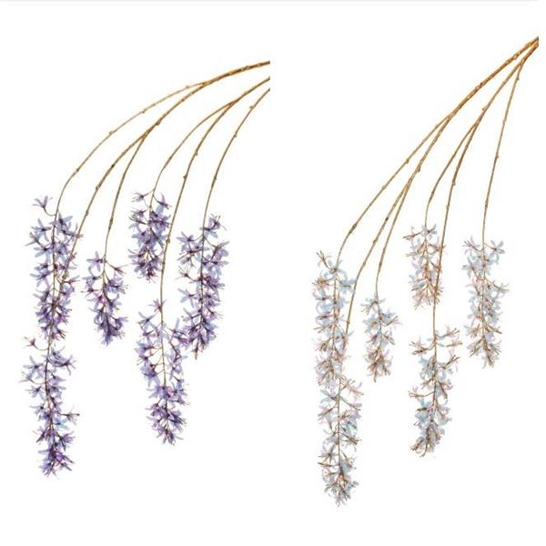 IRIDESCENT WISTERIA HANGING BRANCH
