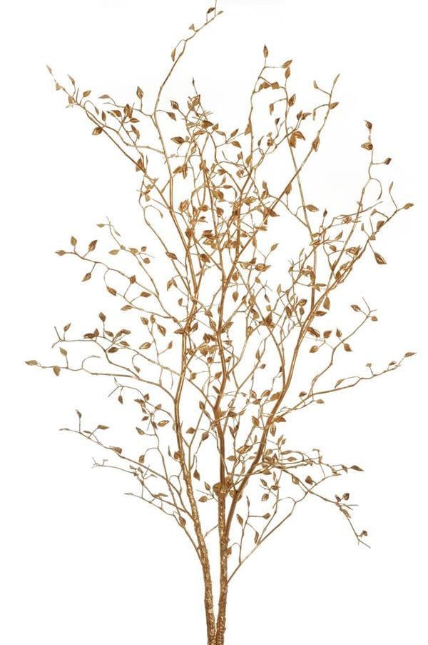 PLASTIC GOLD COTONEASTER GIANT BRANCH GOLD