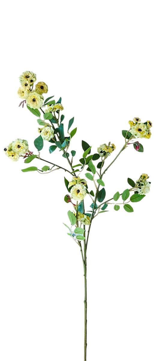 RAMO ROSELLINE X3 CM 22*22*100 YELLOW