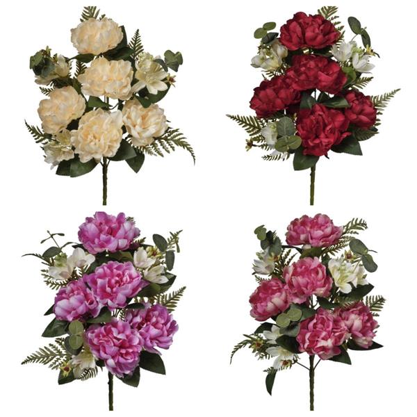MAZZO FRONTALE PEONIE CM 45
