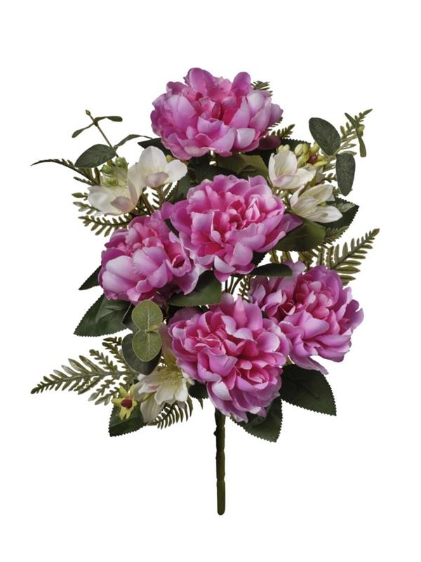 MAZZO FRONTALE PEONIE CM 45 PURPLE