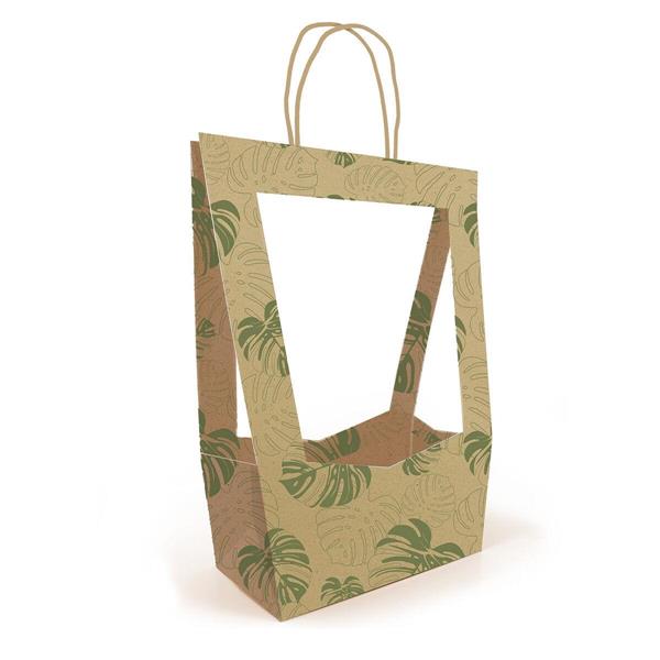 MEDAILLON MONSTERA CF.5PZ 14*230 H38*1/10* ECRU 38I1413