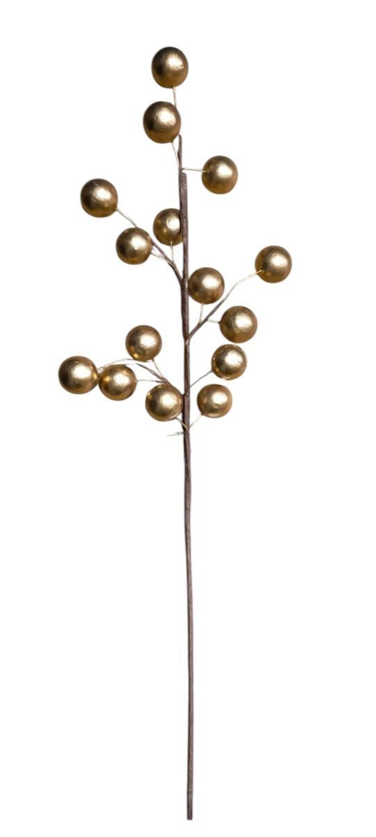 RAMO 15 BACCHE H.58 CM *1/24/144* EM95/O GOLD