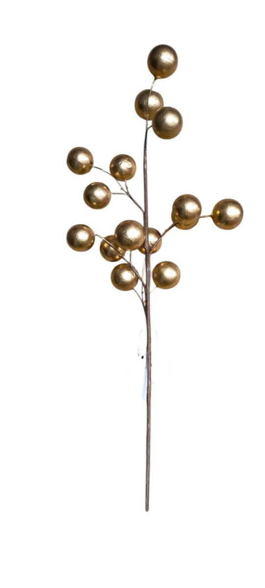 RAMO 15 BACCHE H.44 CM *1/24*144* EM96/O GOLD