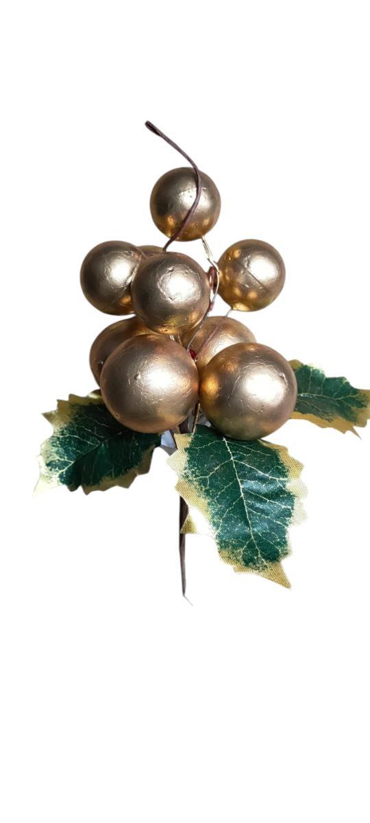 PICK BACCHE H.20CM (4 D.4CM-5 D.3CM) *1/24/144* EM97/O GOLD