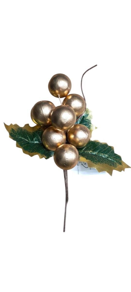 PICK BACCHE H.21CM (9 D.3CM) *1/24/240* EM98/O GOLD