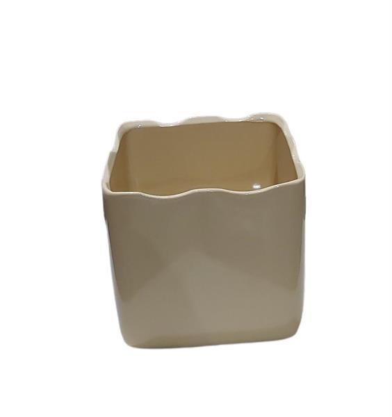 CERAMICA QUADRO ASTER.CREMA 12X12XH.9 CM (JI4075102)