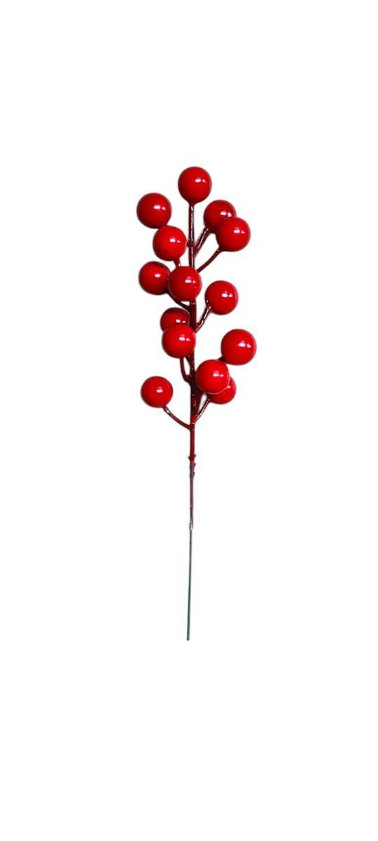 PICK 14 BACCHE BALL H.23CM *1/24/72/720* EM110/R RED