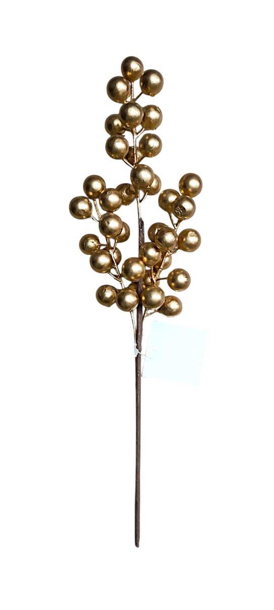 RAMO 36 BACCHE H.40CM *1/24/144* EM107/O GOLD