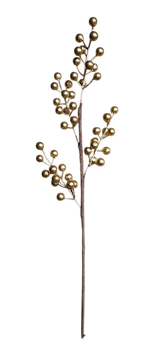 RAMO 48 BACCHE H.54CM *1/24/144* EM101/O GOLD