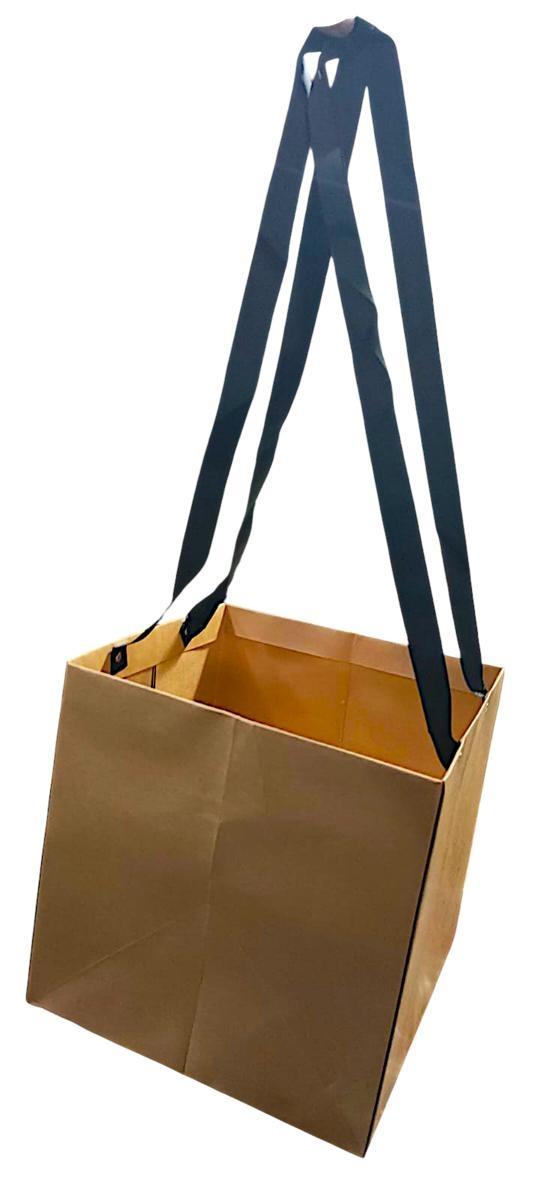 BUSTA AVANA PLAST.C/MANICO H50 28.5*28.5CM CF.10PZ SC12