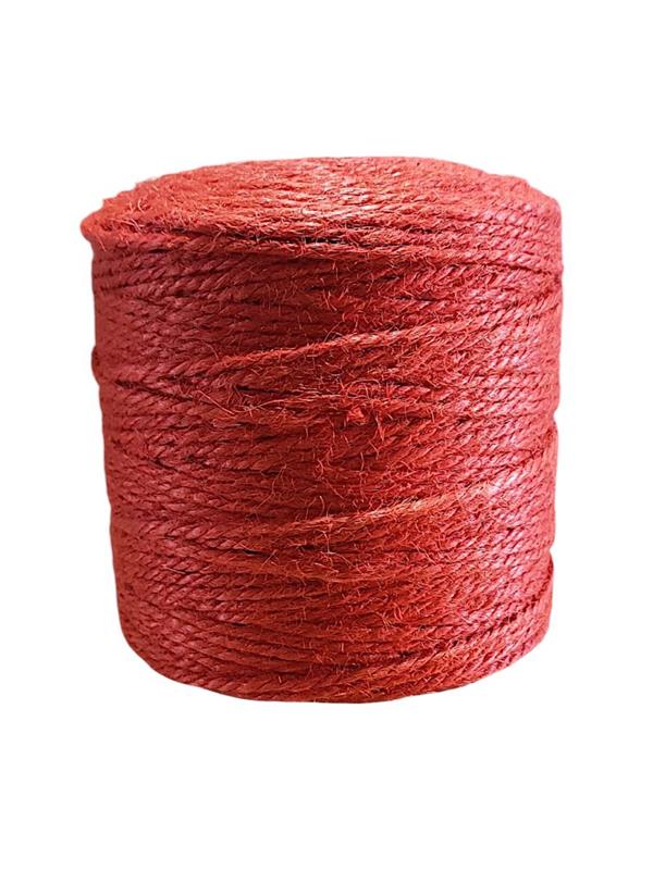 ROCCA CORDA JUTA COLORATA 500 GR.10819-0015 ROSSO