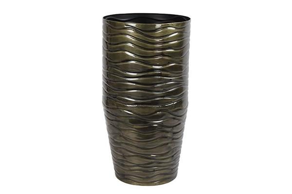 VASO JESKE L33B33H60CM M FERRO/NICHEL BRASS/OTTONE 800468