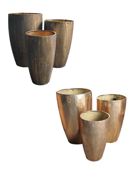 VASO S/3 ELEORA H62XD38/H55XD33/H46XD27CM FERRO/NICHEL