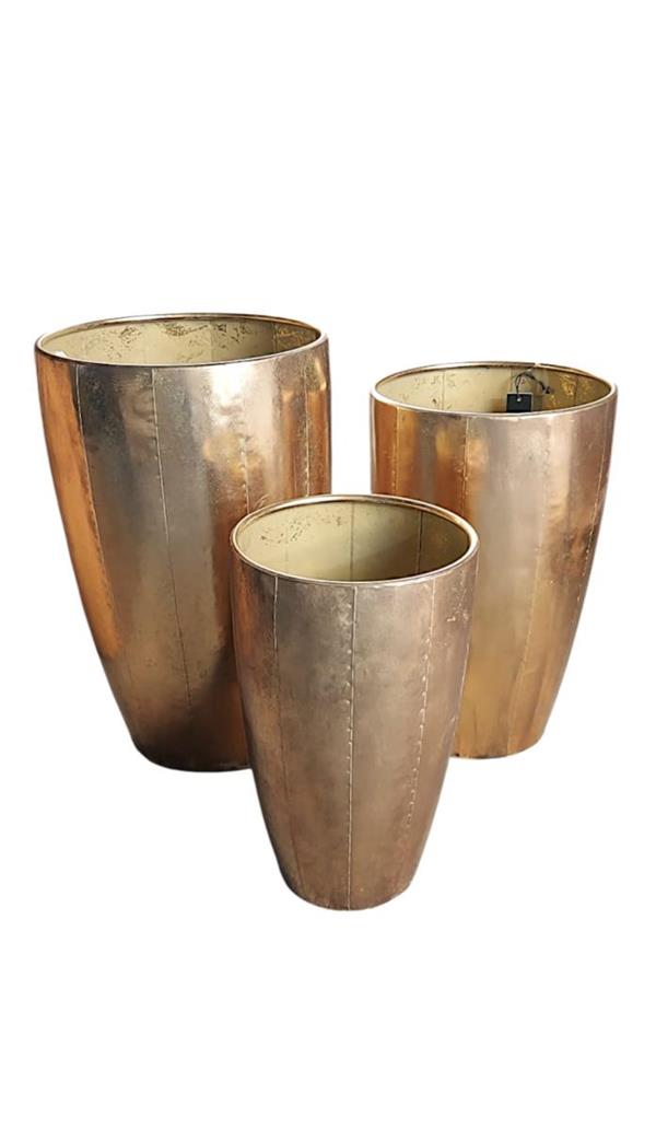 VASO S/3 ELEORA H62XD38/H55XD33/H46XD27CM GOLD 813466