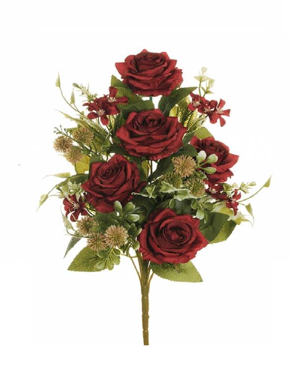 ECUADOR ROSE,PL BUSH X12,44 CM. *1/12/72* RED 80-441201
