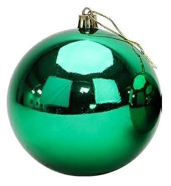 XMAS BALL PL.20CM PZ1 SHINING *1/18* VERDE XBS200/V