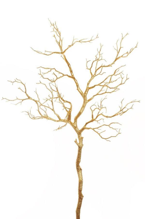 BIG PLASTIC GOLD MANZANITA BRANCH,GOLD