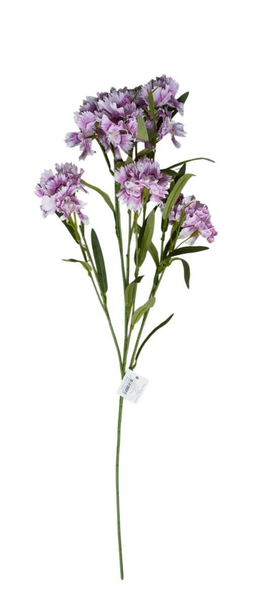 DIANTHUS 6 HEADS L.58CM *1/36/360* LILLA EM117/L