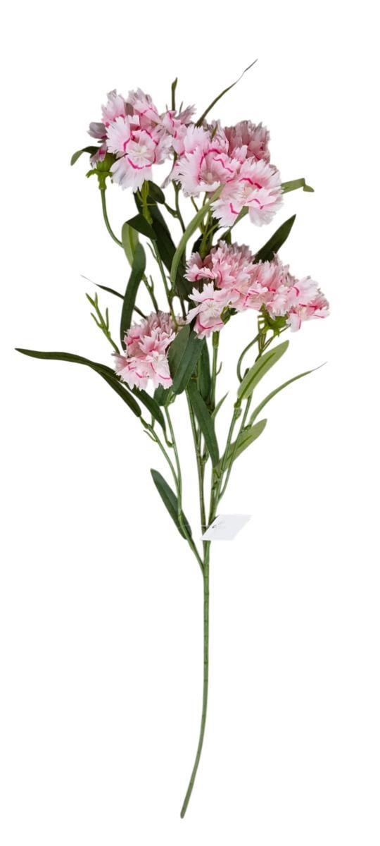 DIANTHUS 6 HEADS L.58CM *1/36/360* LT PINK EM117/P