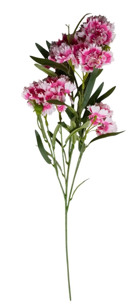 DIANTHUS 6 HEADS L.58CM *1/36/360* PINK EM117/P