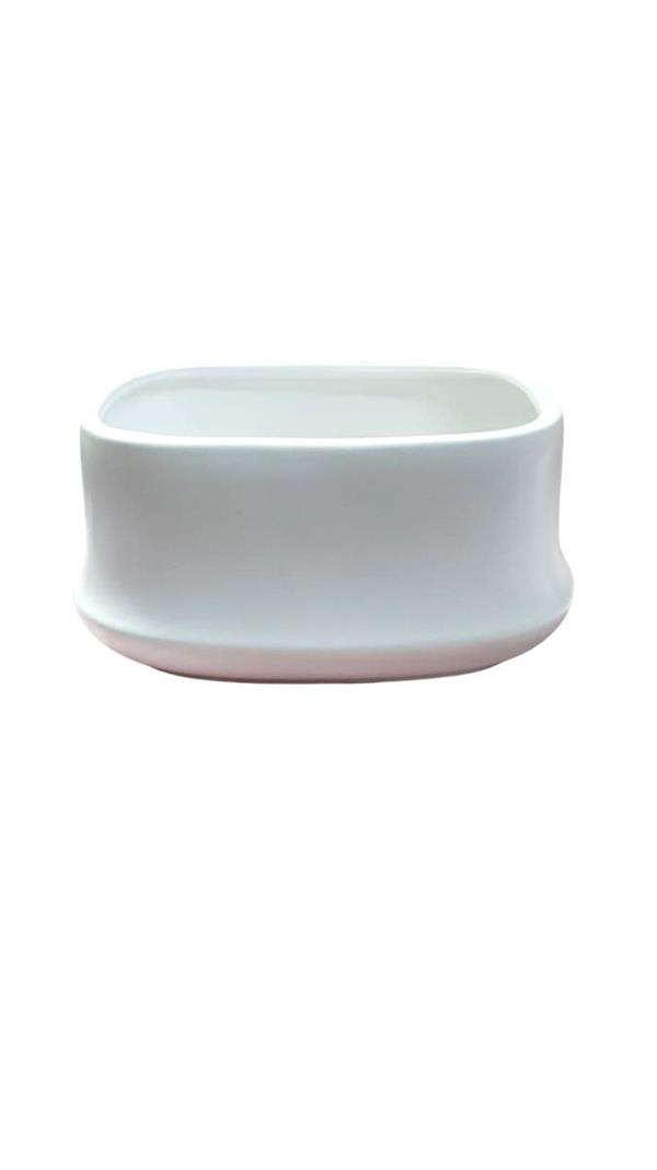VASO AUREA CERAMICA 28*20 H.16CM BIANCO C41 *1/12*
