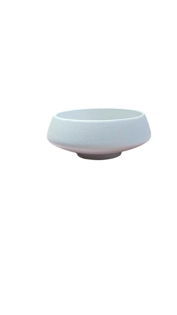 VASO RESPIRO CERAMICA D.14 H.16CM BIANCO C53 *1/48*