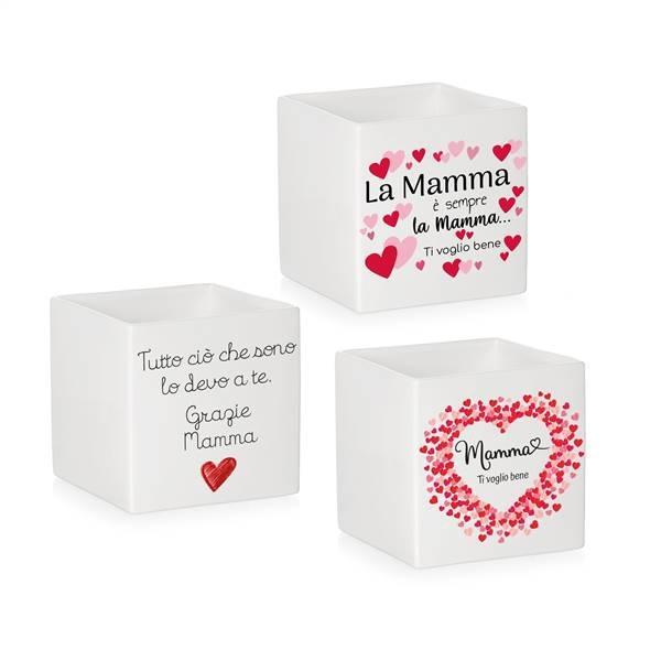 CUBO 13*13*13 MAMMA MIXED WHITE *1/6/18* CR386/13W