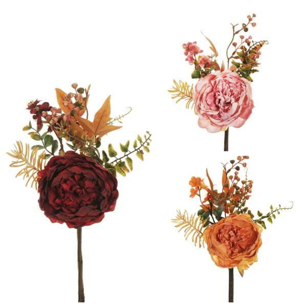 PEONY, PINE, WAXFLOWER, NANDINA PIC
