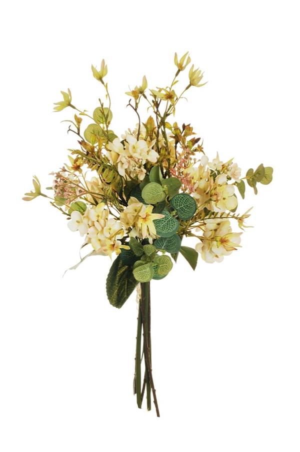 HYDRANGEA, PENTAS, EUCALIPTUS, GREEN CREAM 80-403711 *1/12*