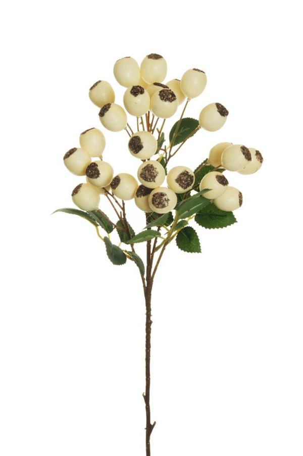 SORBUS BERRIES SPRAY X4, 71 CM. CREAM 80-419699 *1/18*