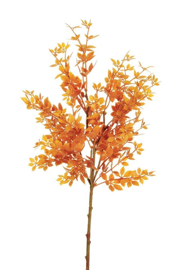PLASTIC MINI AMERICAN GRAPE BRANCH, AUT ORANGE 80-455017 *1/24*