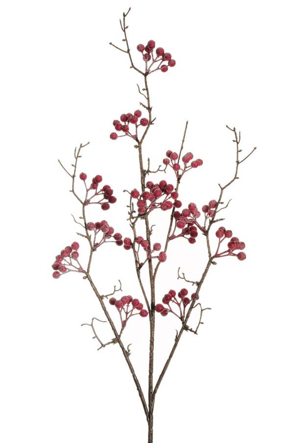 AUTUMN BERRIES SPRAY X5, 93 CM. RED 80-461322