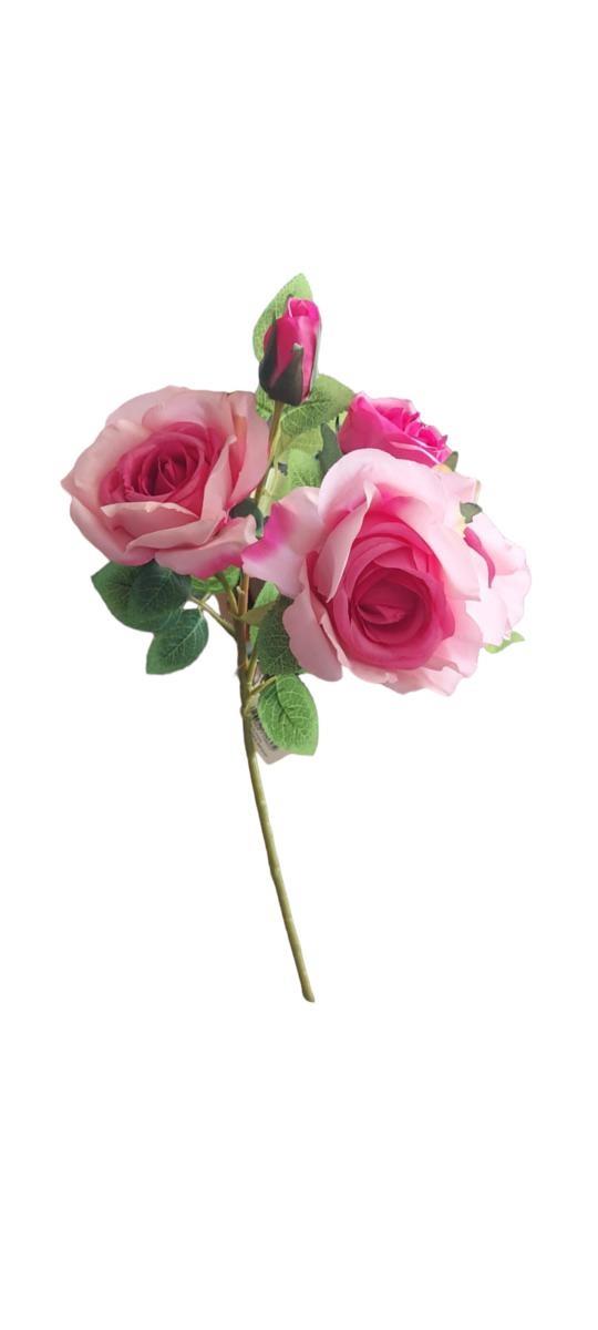 70CM EQUADOR ROSE SPRAY W/3 FLRS & 2 BUDS *1/12/96* LT PINK