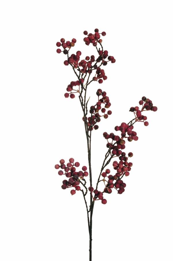 AUTUMN BERRIES BRANCH W/PLASTIC STEM DK FUXIA 80-459824