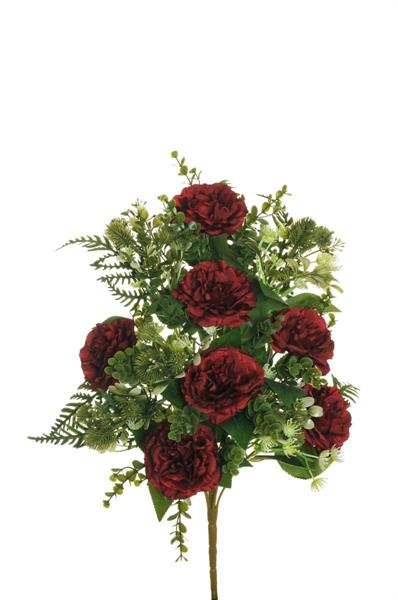 CARNATION, EUCALYPTUS, ECHINOPS,FERN 50CM