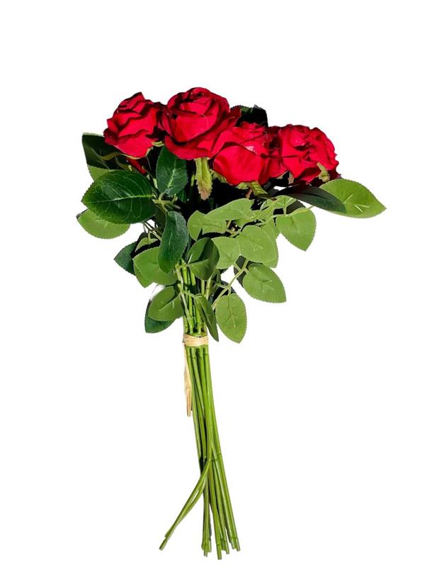 ROSE BUD BUNDLE X12 W/PAPER WRATH RED *1/12*