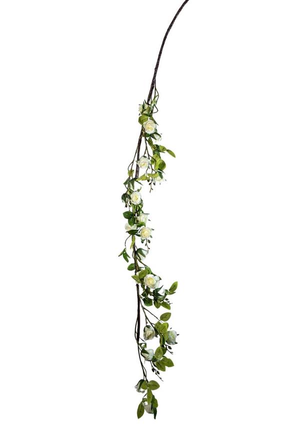 180CM ALICE ROSE BUD GARLAND CHAMPAGNE *1/6*