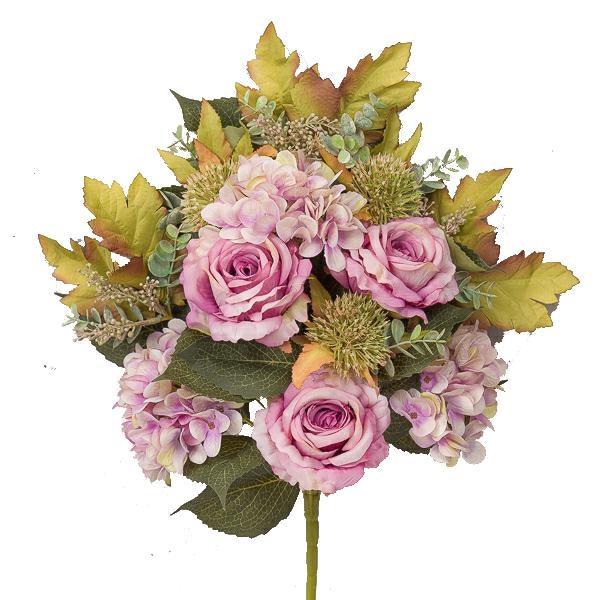 MAZZO FRONTALE ROSE 50 CM OLD LAVENDER *1/6/60/240*