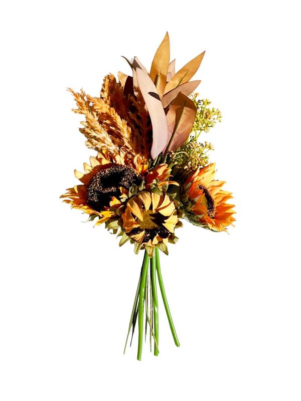 MAZZO GIRASOLI H. 35 CM ORANGE