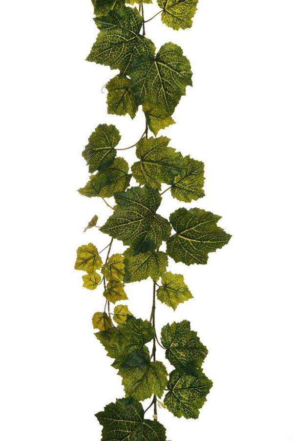 GRAPE GARLAND W/92 R.TOUCH 180 CM *1/6*GREEN 80-336736