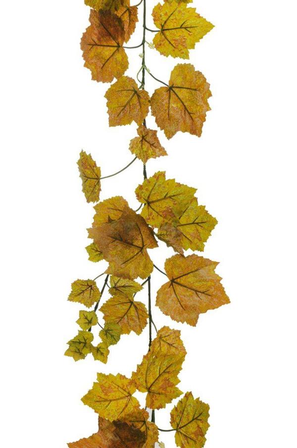 GRAPE GARLAND W/92 R.TOUCH 180 CM *1/6*YELLOW/GREEN 80-336743