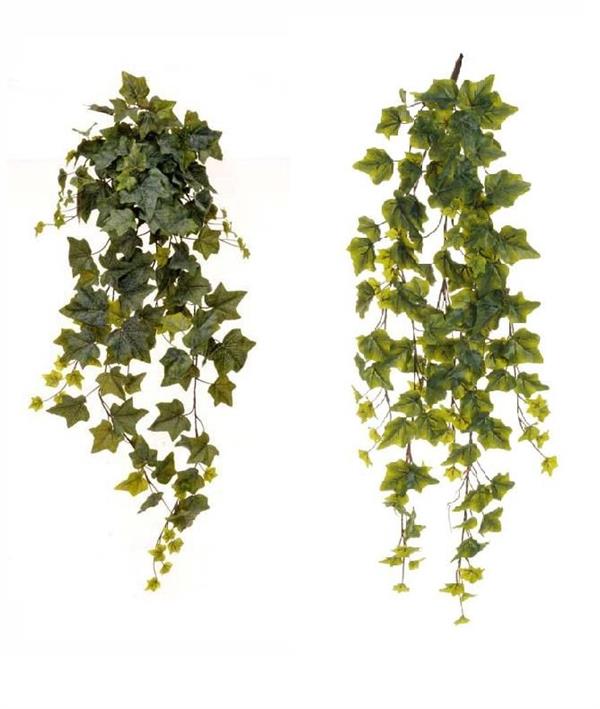 IVY HANGING BUSH X6 W/146 REAL TOUCH LVS, 85 CM