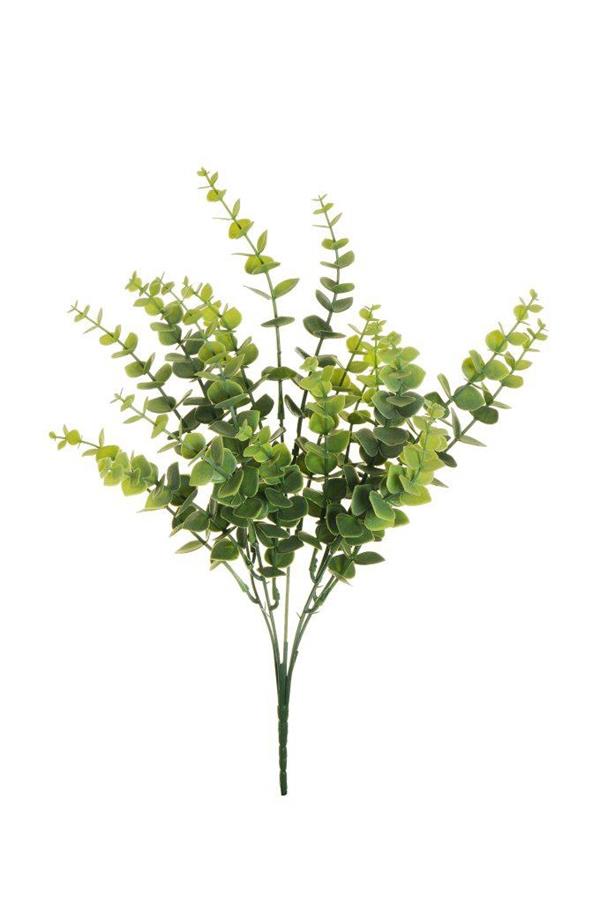 PLASTIC EUCALYPTUS BUSH X5, 39 CM GREEN 80-426468