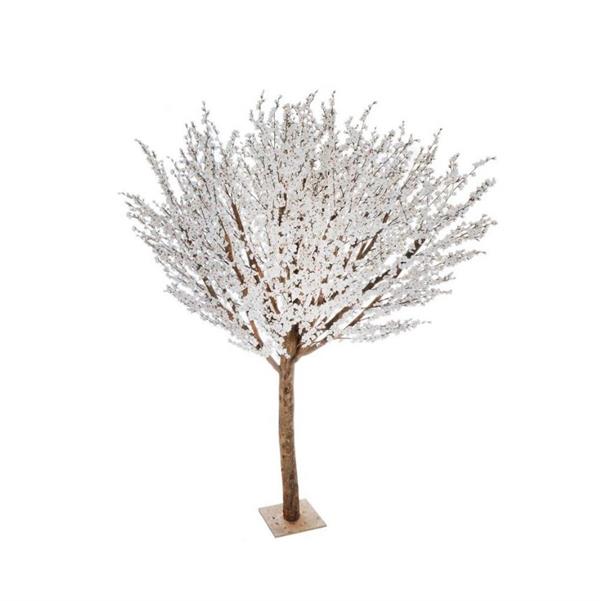 CHERRY BLOSSOM TREE BASE LEGNO 240CM W/1570 FLOWERS BIANCO