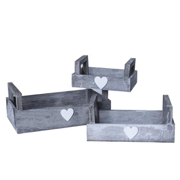 S-3 LEGNO C-CUORE GRIGIA 18X11XH.4-8-24X14XH.5-10-30X17XH.7-12