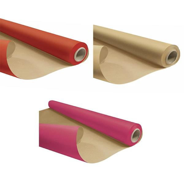 BOBINA CARTA 80 CM X 25 MT AVANA