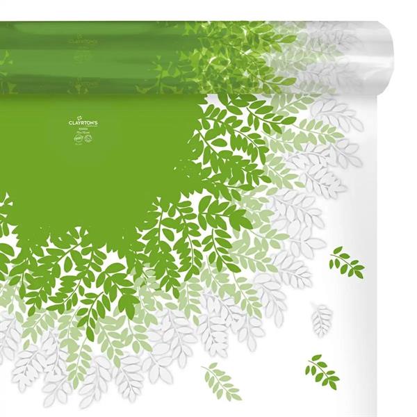 BOBINA CELLOPHANE 80 CM X 40 MT *1/6* V.MELA FOGLIE B.CHE 103022
